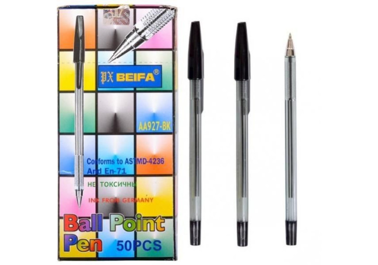 Ручка кулькова  Beifa чорна