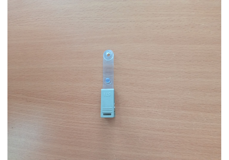 Кліп для бейджа AXENT поліпропілен сірий4534-03-a Кліп для бейджа AXENT поліпропілен сірий4534-03-a