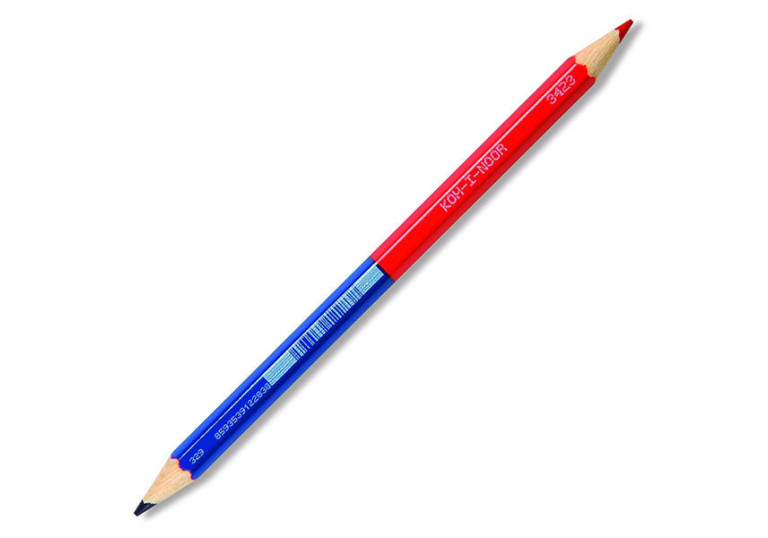 Олівець синій-червоний 3423 товстий