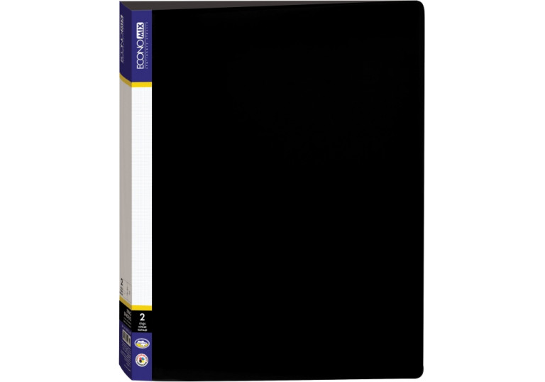 Папка пластикова на 2 кільця А4 2,5см Economix E30701 Папка пластикова на 2 кільця А4 2,5см Economix E30701