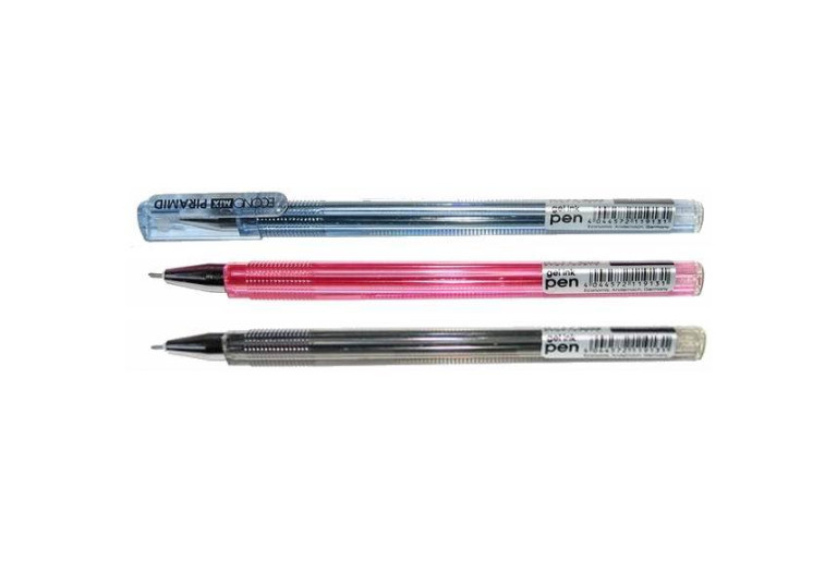 Ручка гелева ECONOMIX Piramid зелена Е11913-04 Ручка гелева ECONOMIX Piramid зелена Е11913-04