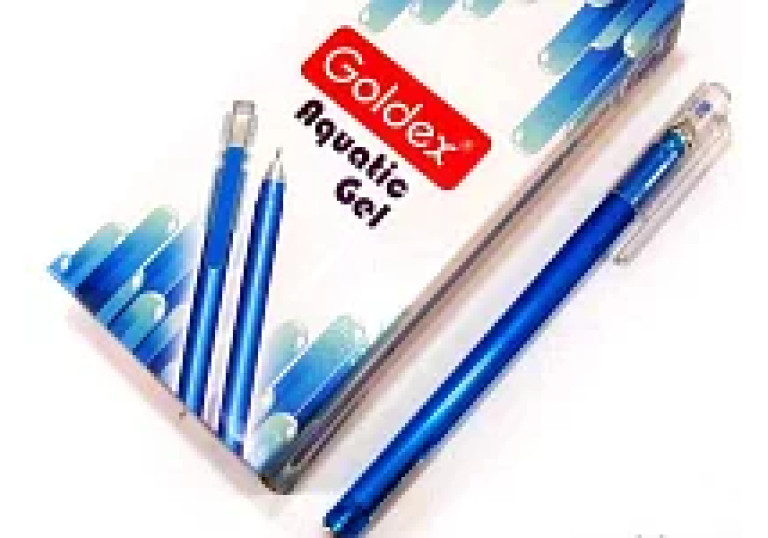 Ручка гелева  Goldex 881 синя