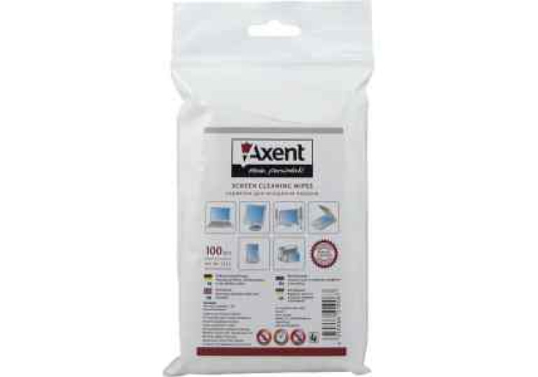 Серветки для моніторів TFT змінка Axent D-5312 Серветки для моніторів TFT змінка Axent D-5312