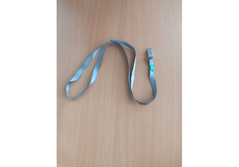 Шнурок для бейджа AXENTз металивим кліпом, сірий,4532-03-A Шнурок для бейджа AXENTз металивим кліпом, сірий,4532-03-A