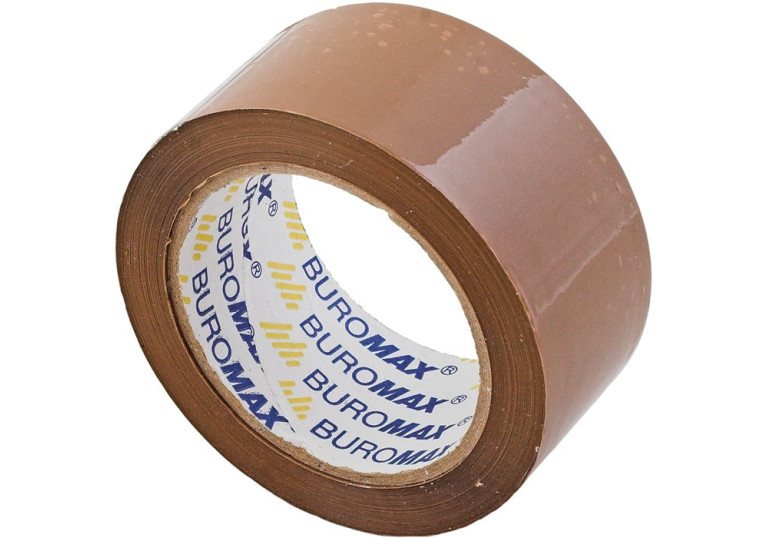 Скотч пакувальний BuroMAX48мм х 90мх45мкм коричневий,ВМ.7025-01