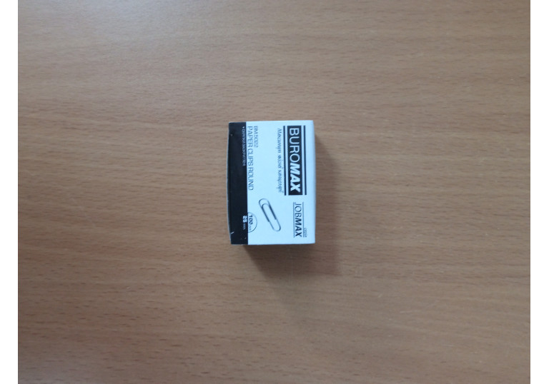 Скріпки Buromax  25мм 100шт картона упаковка ВМ5022